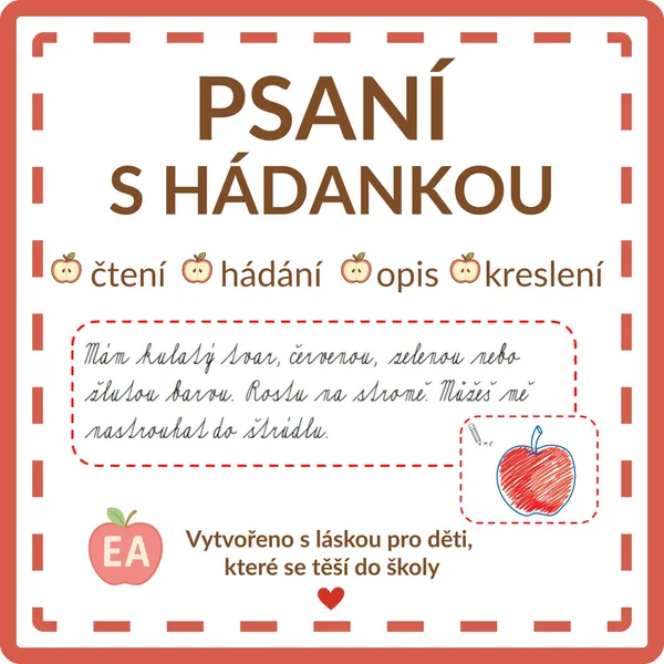 Psaní s hádankou 1