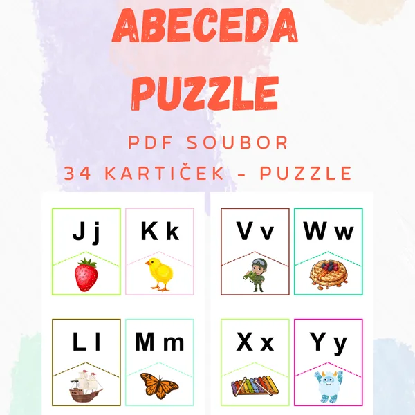 Abeceda - puzzle 1