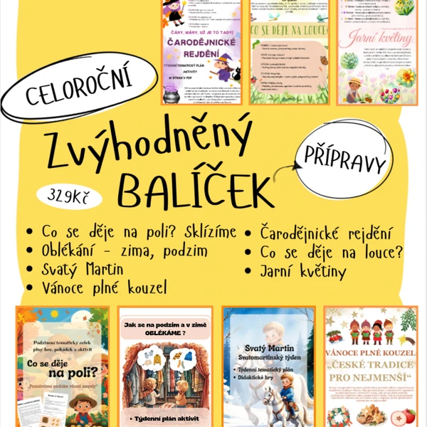 Přípravy - sada: zvýhodněný balíček (7 témat) 1