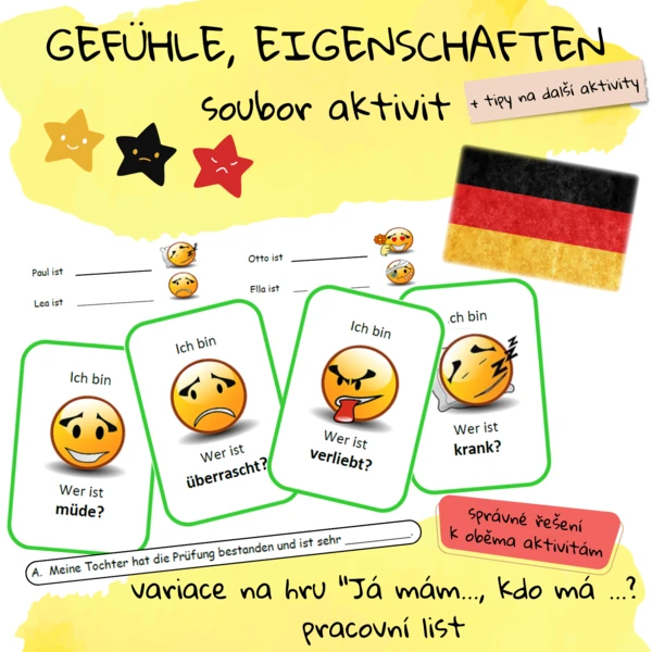 Gefühle, Eigenschaften - SOUBOR AKTIVIT 1