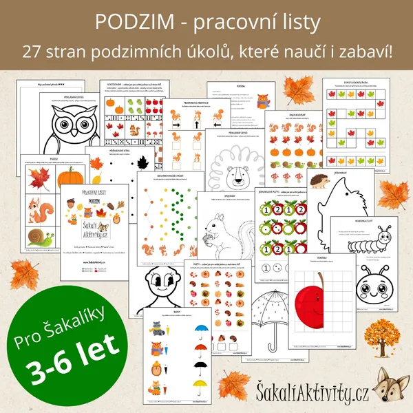  Pracovní listy - PODZIM  1