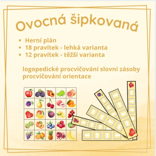 Ovocná šipkovaná 1