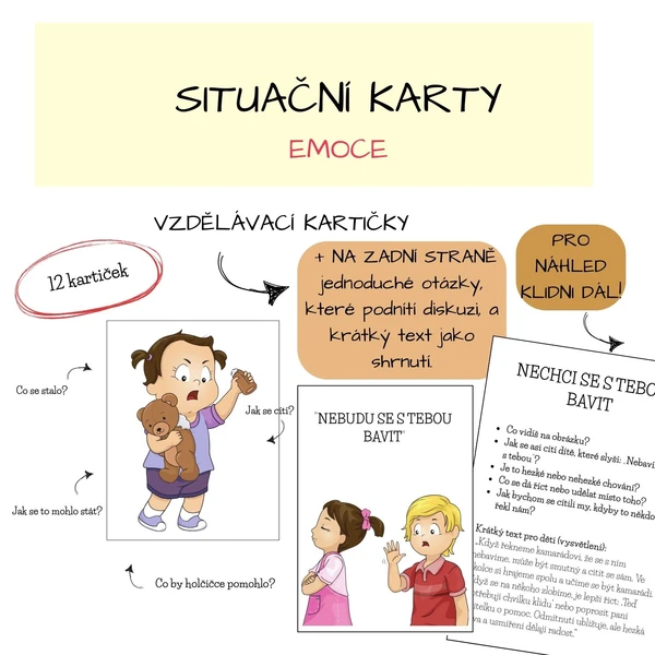 Situační karty - emoce  1