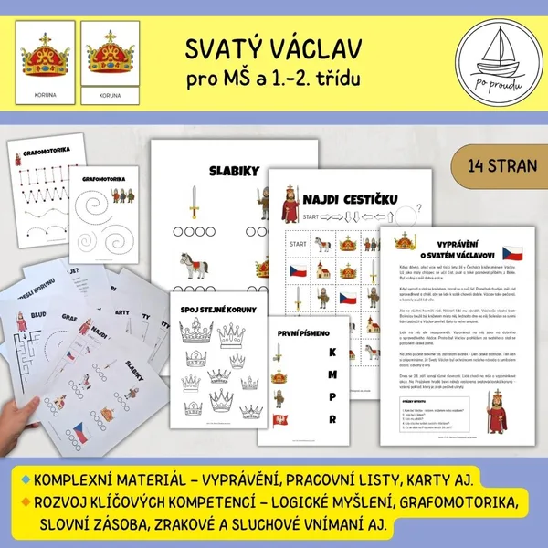 Svatý Václav - pracovní listy 1