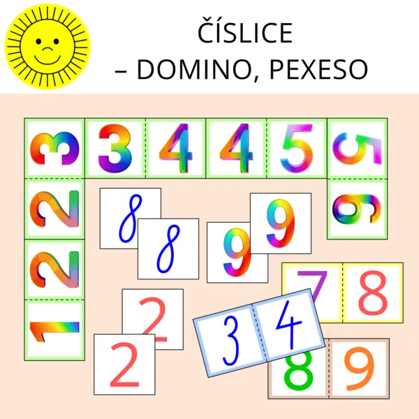 ČÍSLICE - DOMINO, PEXESO 1