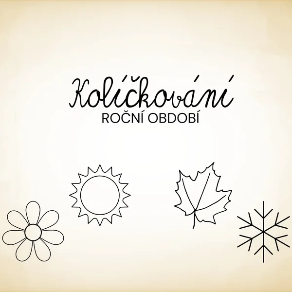 Roční období - kolíčkování 1