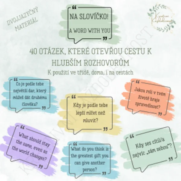 Na slovíčko!/ A word with you 1