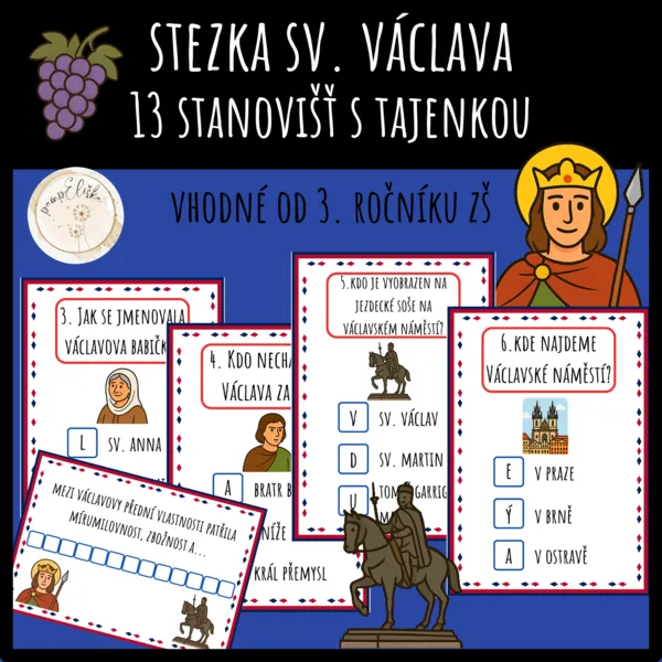 Stezka sv. Václava – 13 stanovišť s tajenkou 1