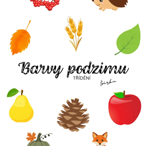 Barvy PODZIMU - třídění 1