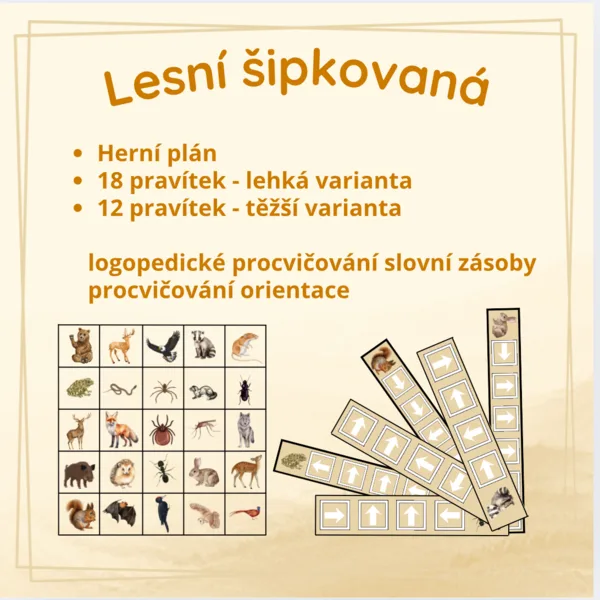 Lesní šipkovaná 1