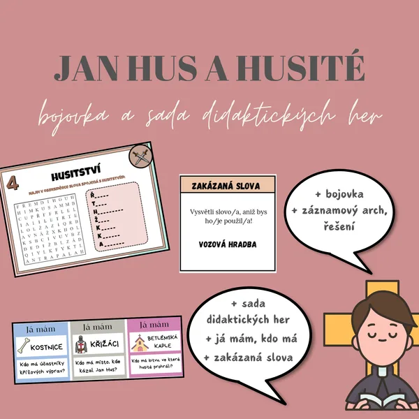 JAN HUS, HUSITÉ - DIDAKTICKÉ HRY 1