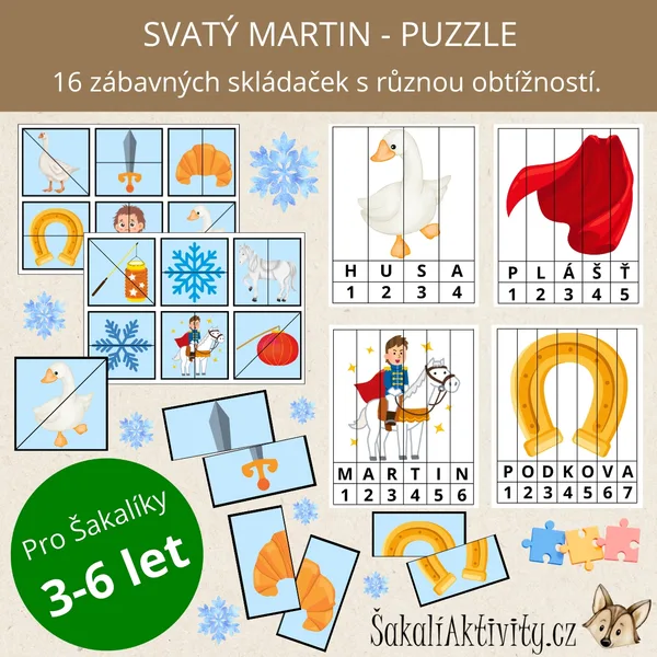  Puzzle - SVATÝ MARTIN  1
