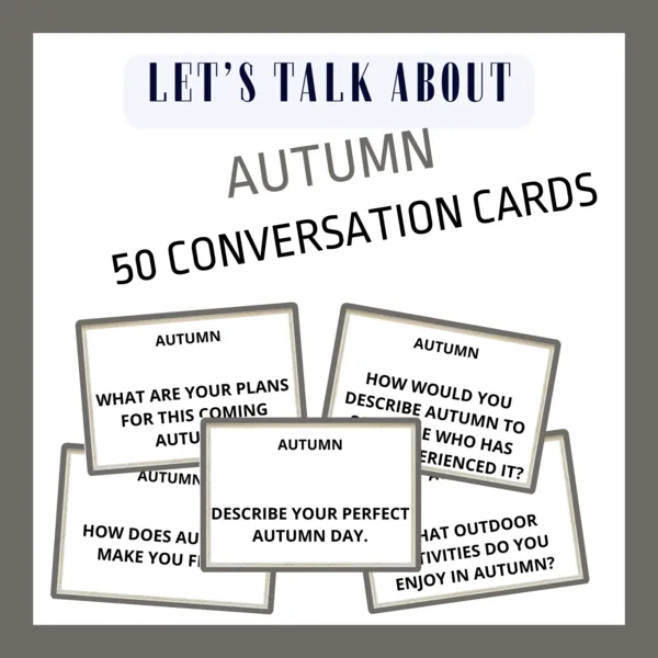 AUTUMN - CONVERSATION CARDS 1