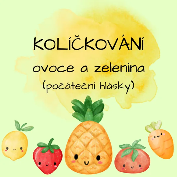 Ovoce a zelenina - kolíčkování 1