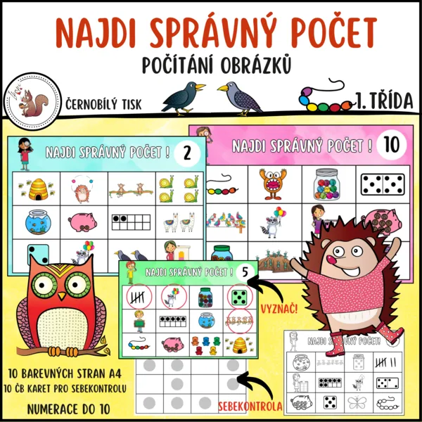 Najdi správný počet! 1
