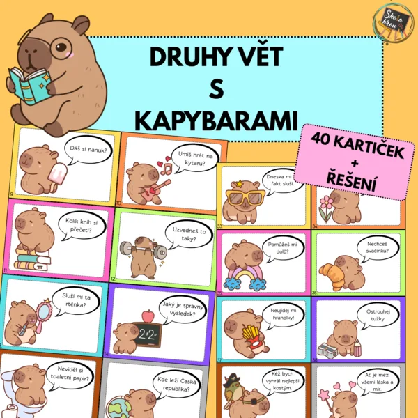 DRUHY VĚT S KAPYBARAMI 1