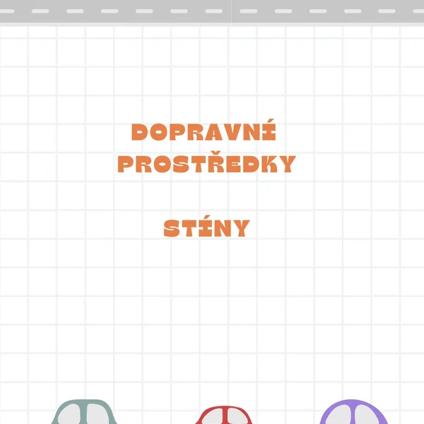 Dopravní prostředky - stíny 1