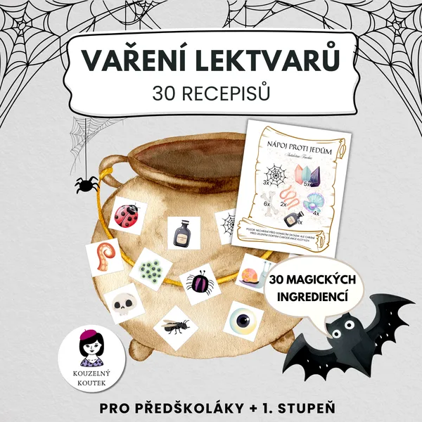Čarodějné lektvary, elixíry, míchání lektvarů, pálení čarodějnic, Dušičky, Halloween 1