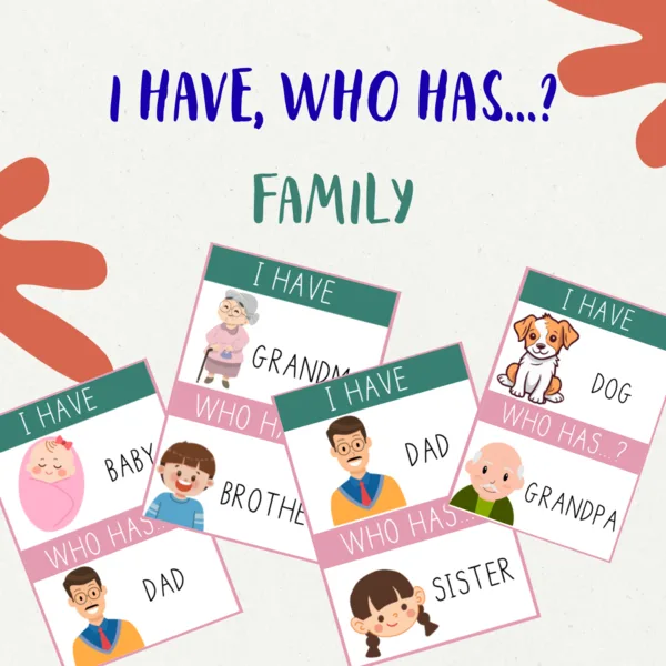 I have, who has.../ Já mám, kdo má.... family members 1