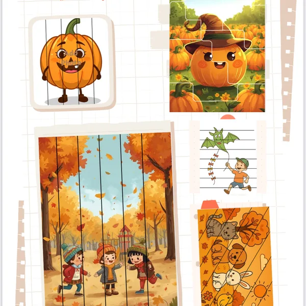 Podzimní skládačky 🍂🍁 1