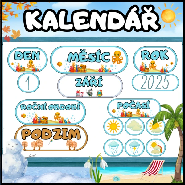 Výzdoba - KALENDÁŘ  1