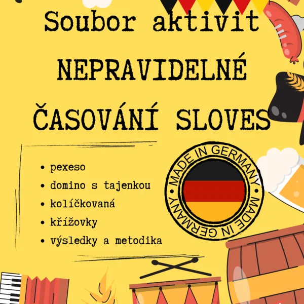 SOUBOR AKTIVIT - nepravidelné časování v němčině 1