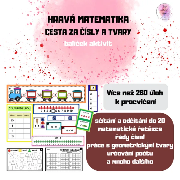 Hravá matematika: cesta za čísly a tvary 1