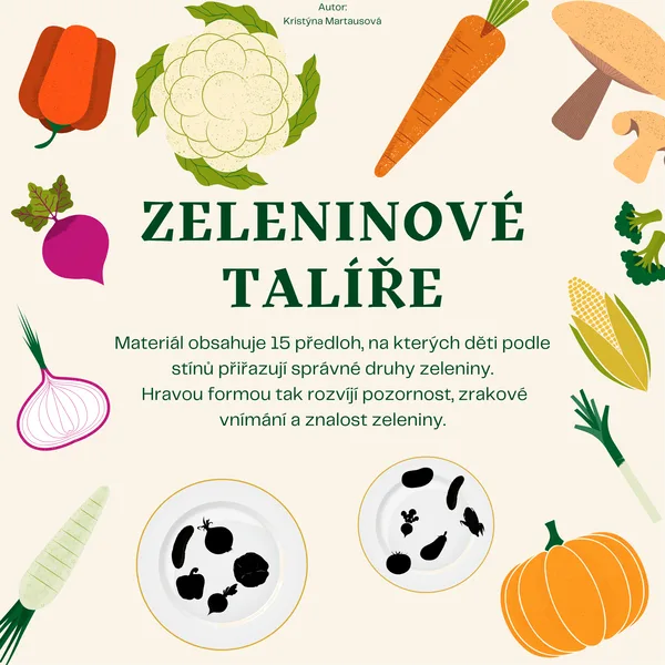 Zeleninové talíře - Slož si svůj zeleninový talíř! 1