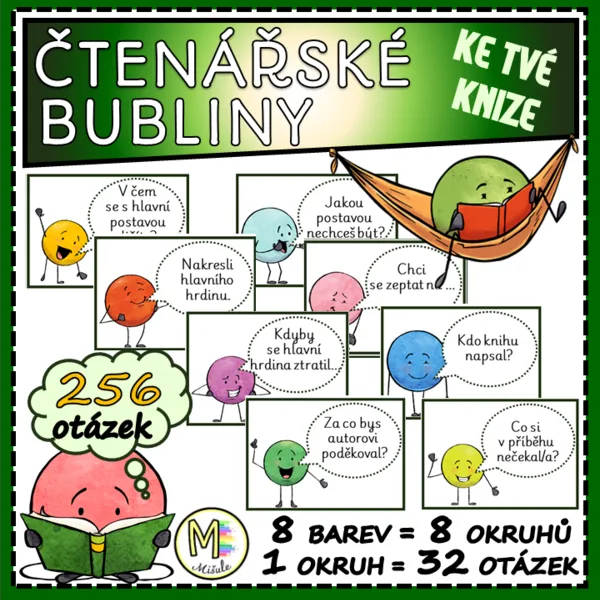 ČTENÁŘSKÉ BUBLINY - 256 OTÁZEK KE KNIHÁM 1