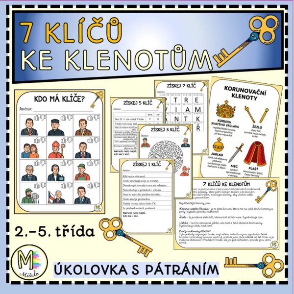 7 KLÍČŮ KE KLENOTŮM - ÚKOLOVKA S PÁTRÁNÍM 1