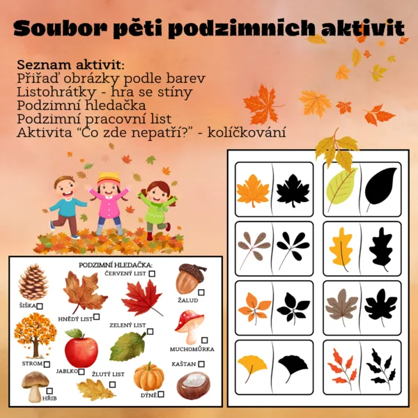 Soubor pěti podzimních aktivit 1