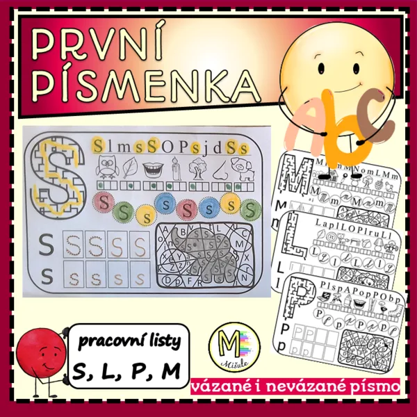 PRVNÍ PÍSMENKA - S, L, M, P 1