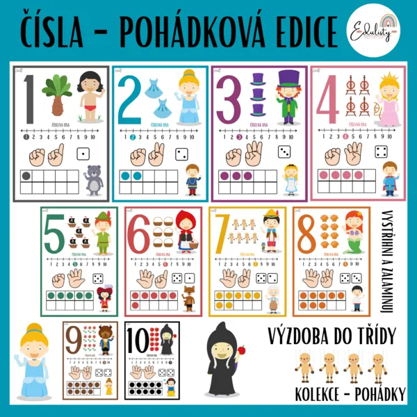 Čísla 1–10 – pohádková edice 1