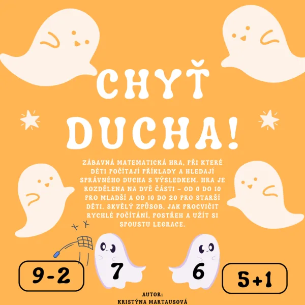Chyť ducha! - Zábavná matematická aktivita 1