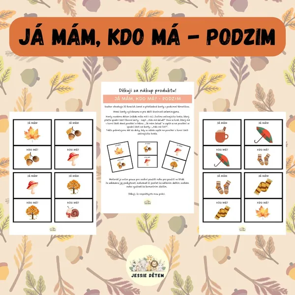 Já mám, kdo má - Podzim 1