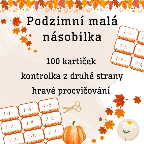 Podzimní malá násobilka 1