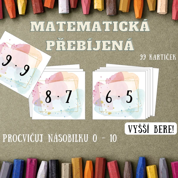 Přebíjená - násobilka 1