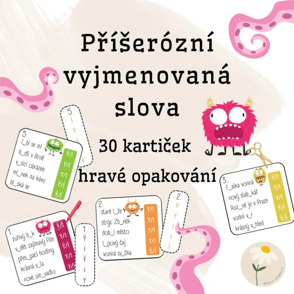 Příšerózní vyjmenovaná slova 1