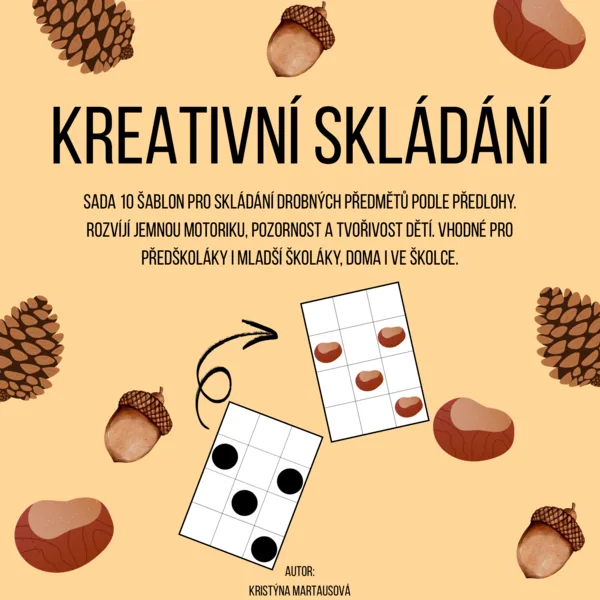 Kreativní skládání - Podzimní plody 1