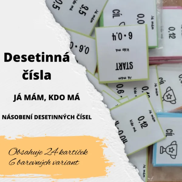 Já mám, kdo má - násobení desetinných čísel 1