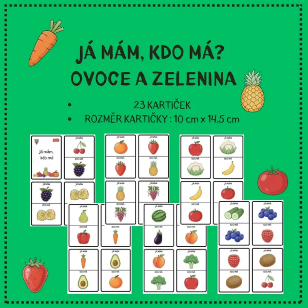 Já mám, kdo má? - OVOCE A ZELENINA 1