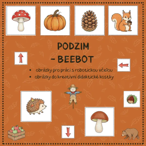 PODZIM - didaktická včelka beebot 1