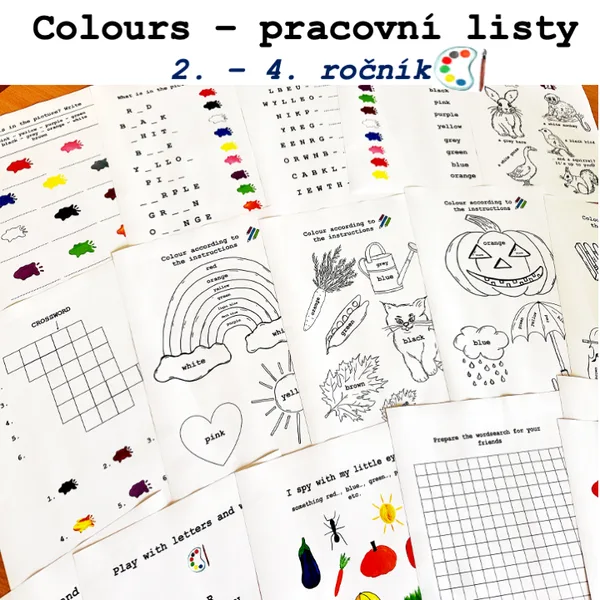 Colours - pracovní listy 1