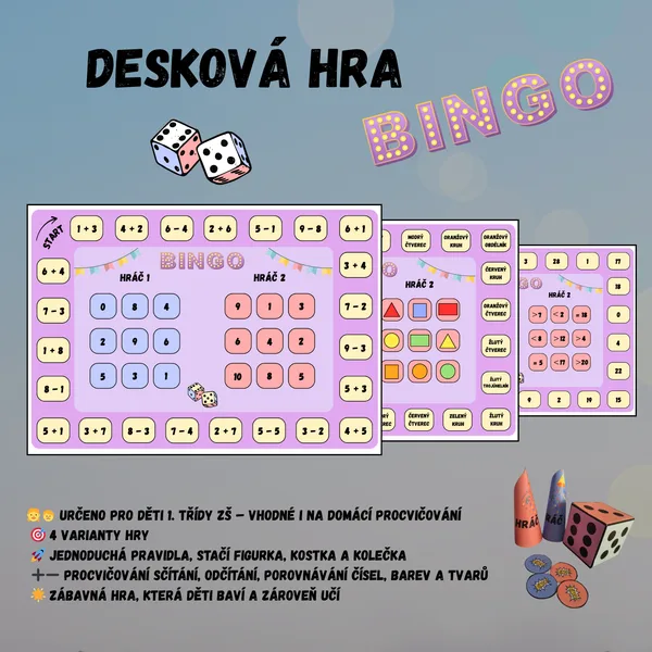Deskovka Bingo - 1. třída 1