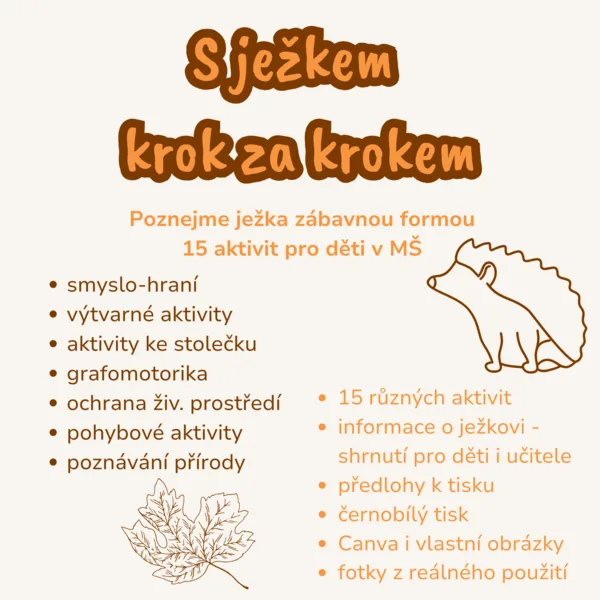 Ježek - S ježkem krok za krokem 1
