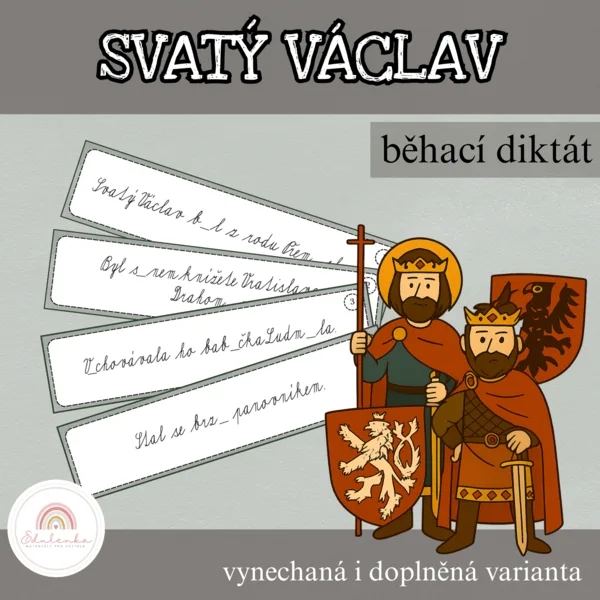 Svatý Václav - běhací diktát 1
