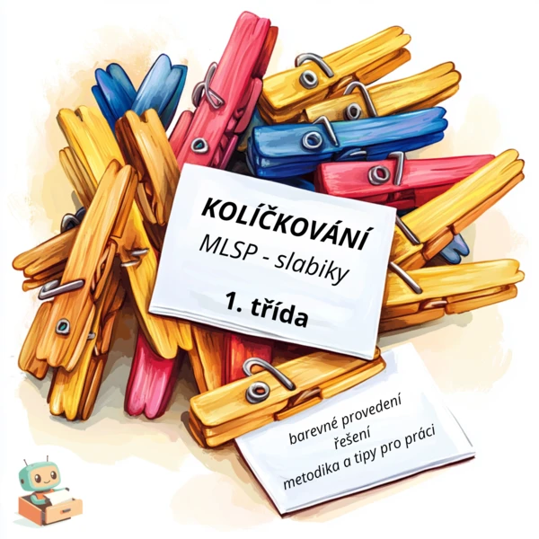Kolíčkování - slabiky M,L,S,P. 1