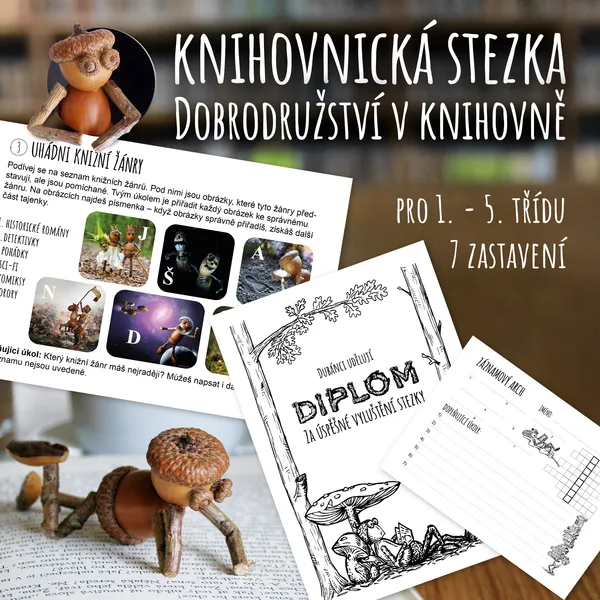 Dobrodružství v knihovně - knihovnická stezka 1