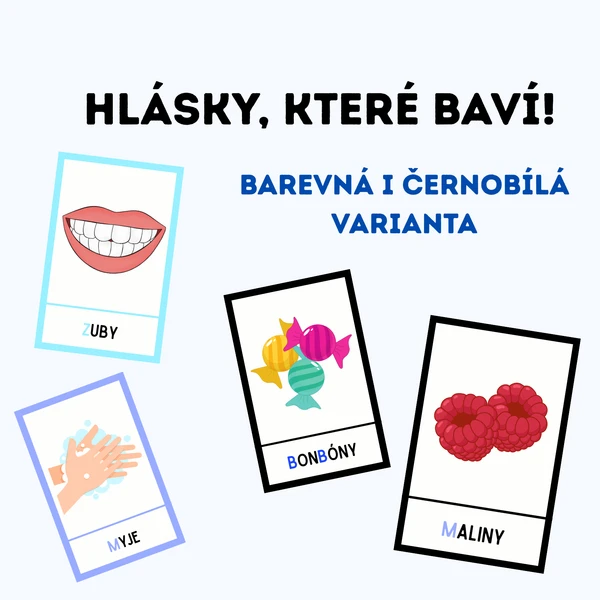 Sada kartiček na hlásky 1
