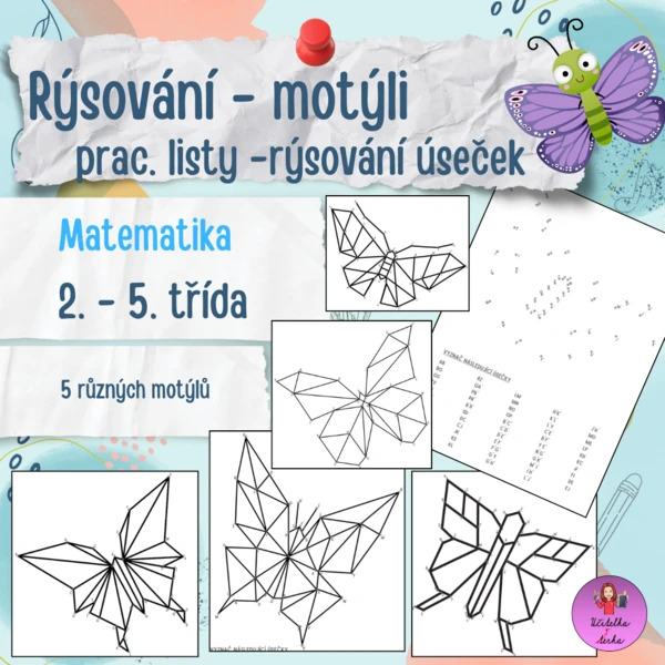 Rýsovačka - motýli 1
